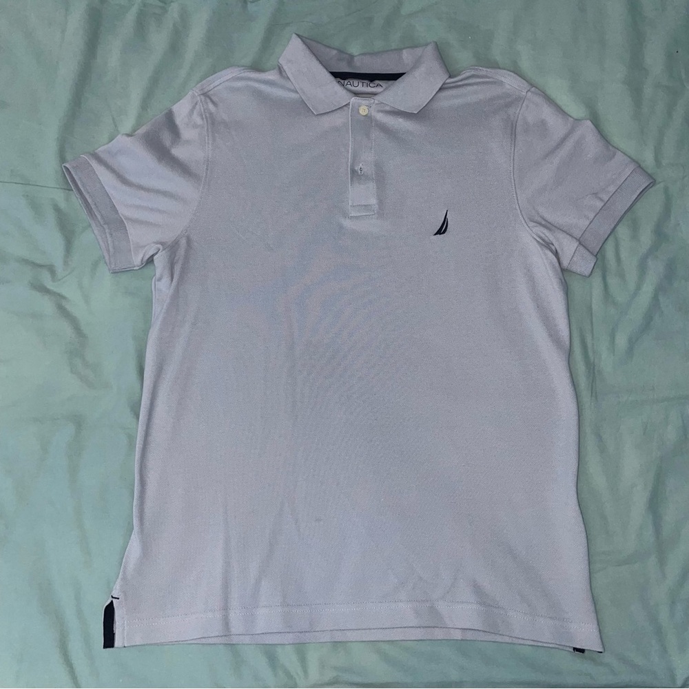Nautica Slim Fit Polo Shirt – Light Blue – Size M